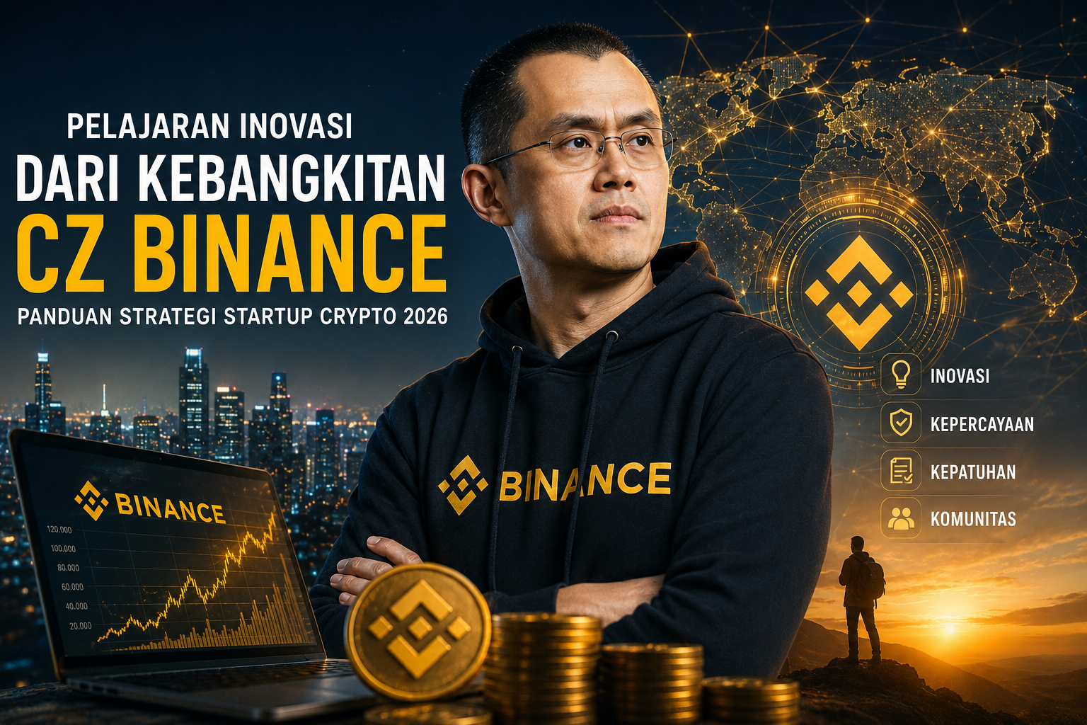 Pelajaran Inovasi dari Kebangkitan CZ Binance: Panduan Strategi Startup Crypto 2026 1 image 16 Menginspirasi Para Inovator dan Entrepreneur