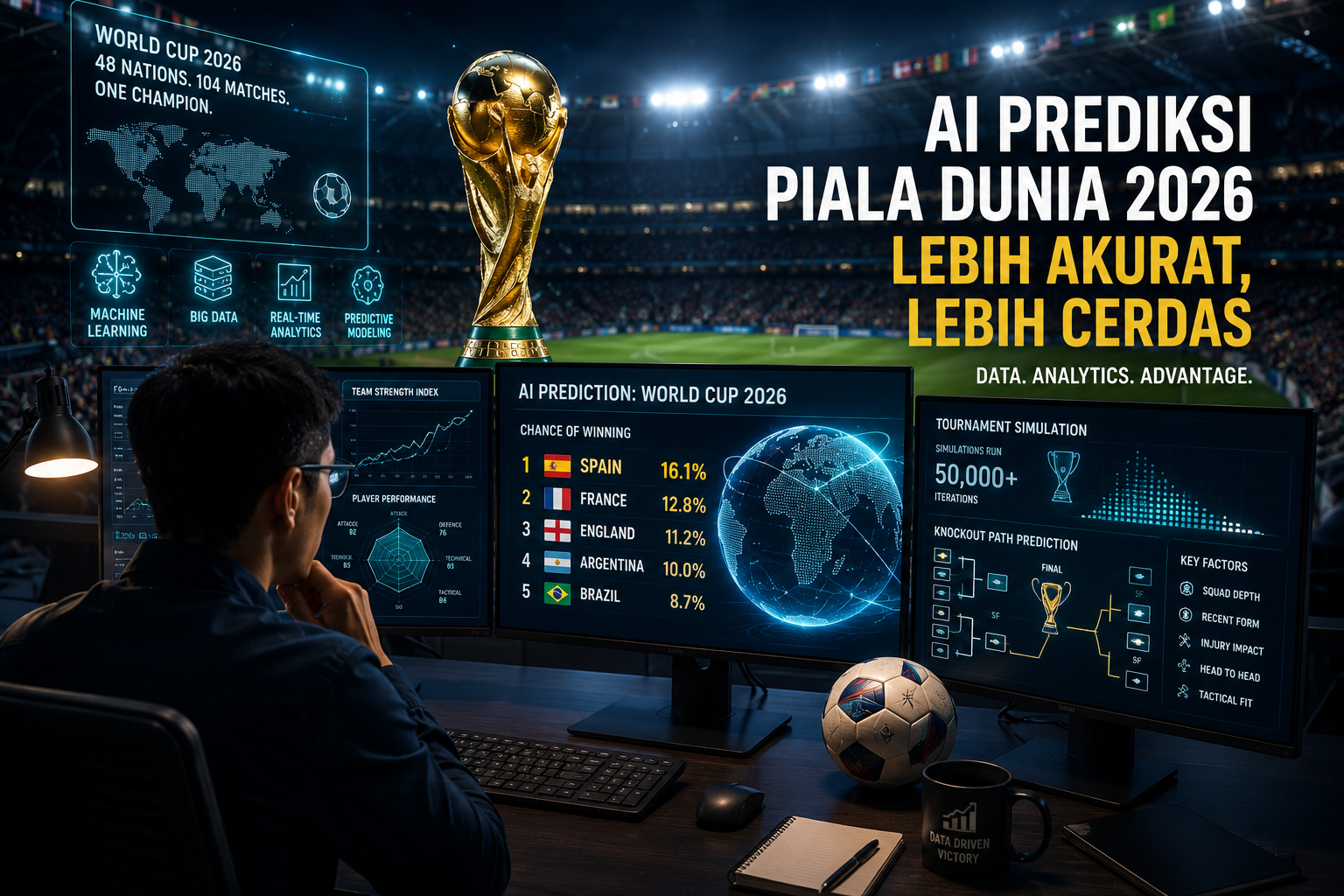 Startup Analitik Olahraga Bikin AI Prediksi Piala Dunia 2026 Makin Akurat